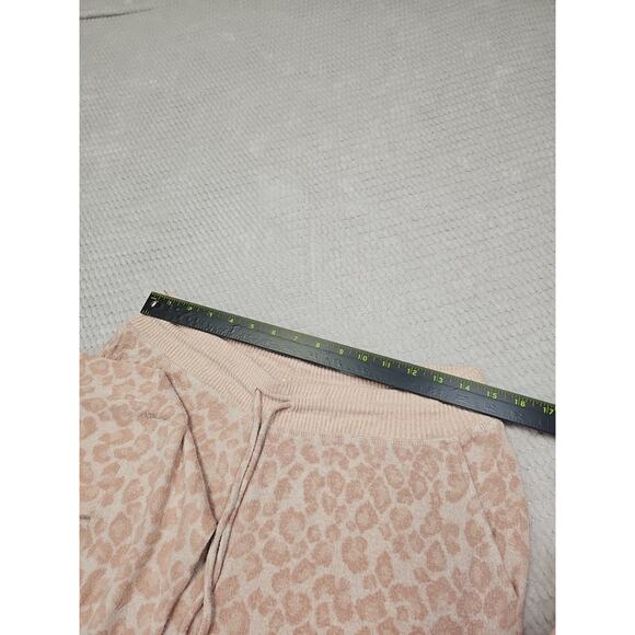 Soma Pajama Set Womens Medium Animal Print 2 Piece Long Sleeve Pants Lounge Wear - Picture 3 of 10